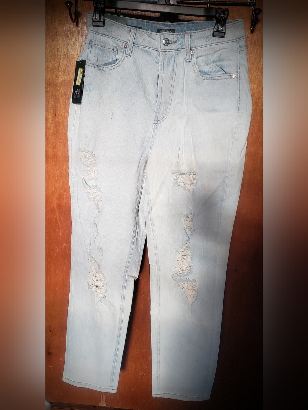 wild fable Light Blue Distressed Skinny Jeans